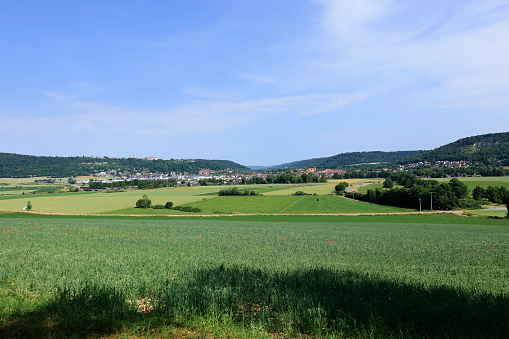 View over the Altmühltal near Beilngries