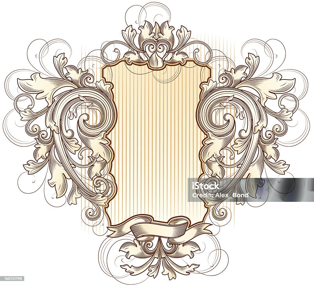 Ornated puste - Grafika wektorowa royalty-free (Abstrakcja)