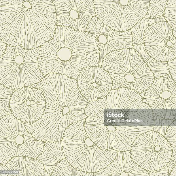 Плавучий Lotus Лист — стоковая векторная графика и другие изображения на тему Узор - Узор, Водяная лилия, Флора