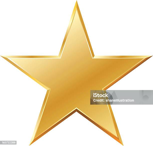 Все Звезды Золота — стоковая векторная графика и другие изображения на тему Форма звезды - Форма звезды, Золото, Золотой