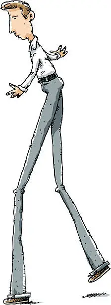 Vector illustration of Long Legs