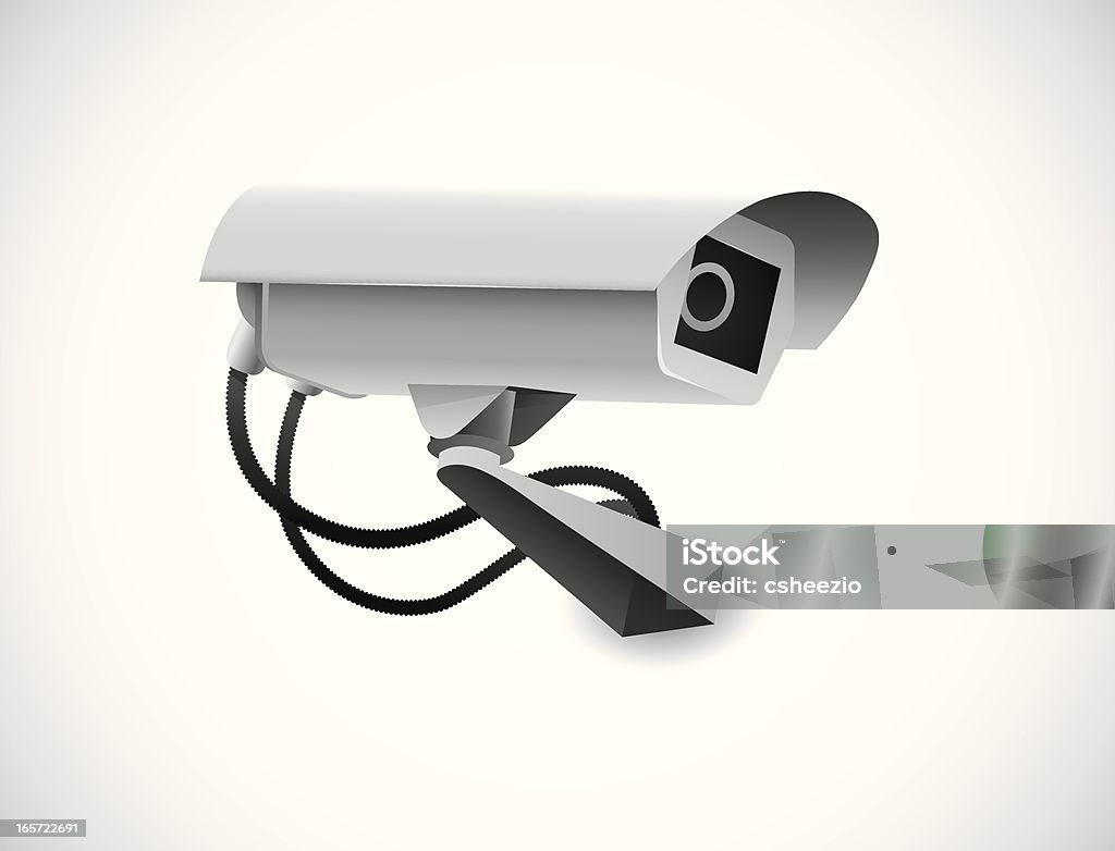 VIDÉOSURVEILLANCE CCTV - clipart vectoriel de Big Brother libre de droits