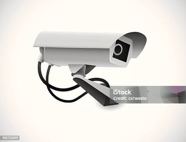 Vidéosurveillance Cctv Vecteurs libres de droits et plus d'images vectorielles de Big Brother - Big Brother, Caméra de surveillance, Illustration