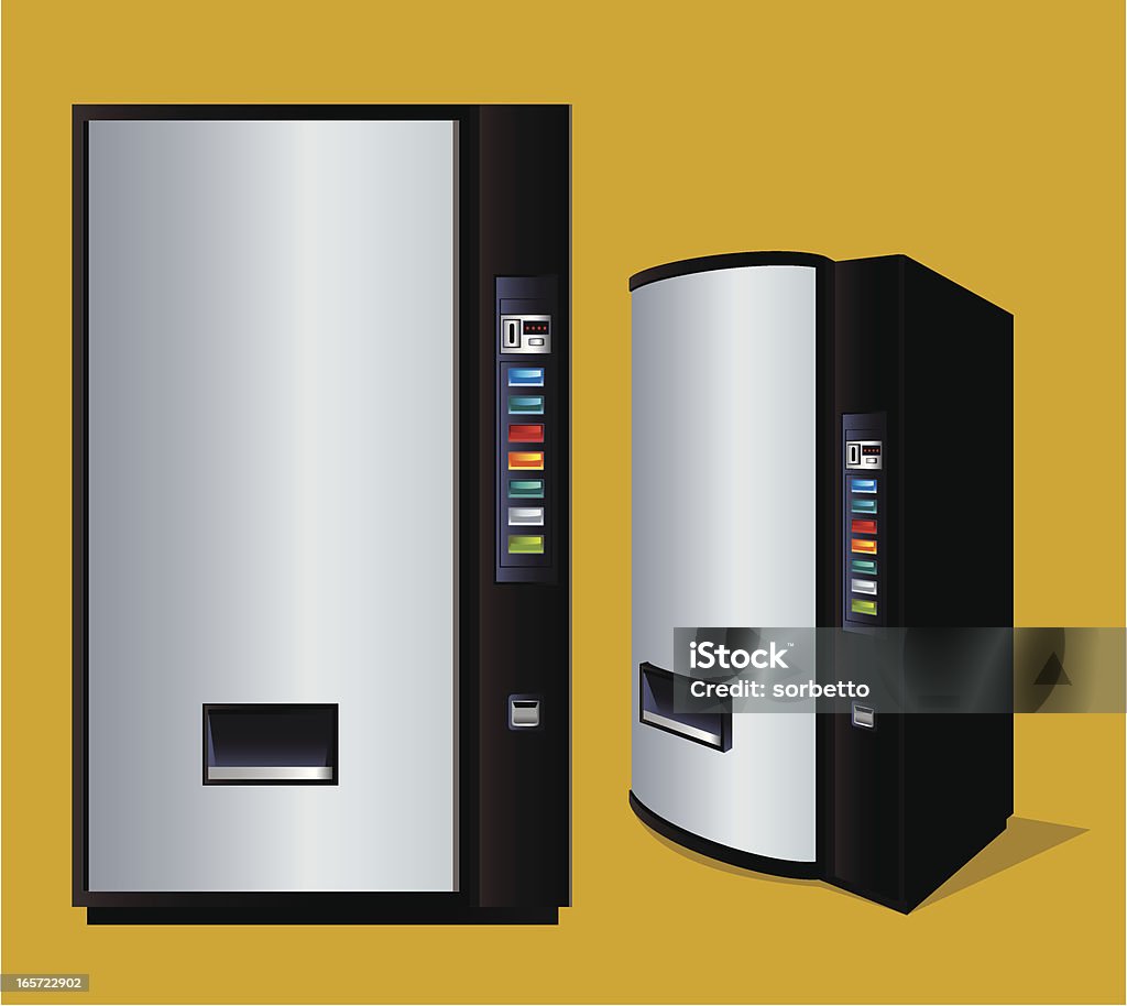 Automaty do sprzedaży napojów - Grafika wektorowa royalty-free (Automat z napojami)