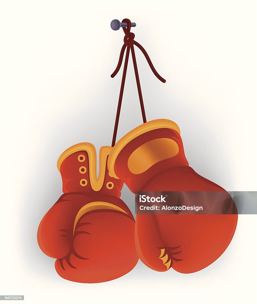 Вешать Boxing Gloves - Векторная графика Боксёрская перчатка роялти-фри