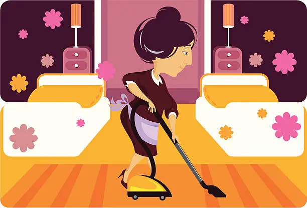 Vector illustration of Cleaning.