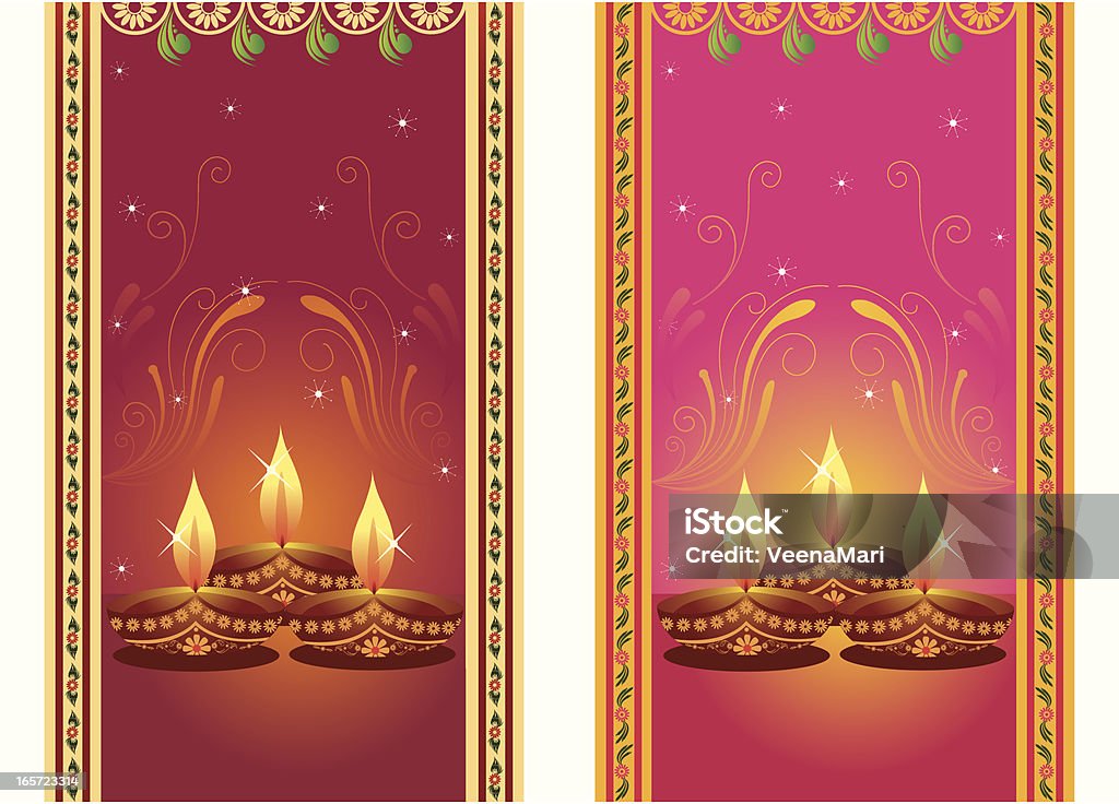 Deepavali fundo. - Vetor de Diwali royalty-free