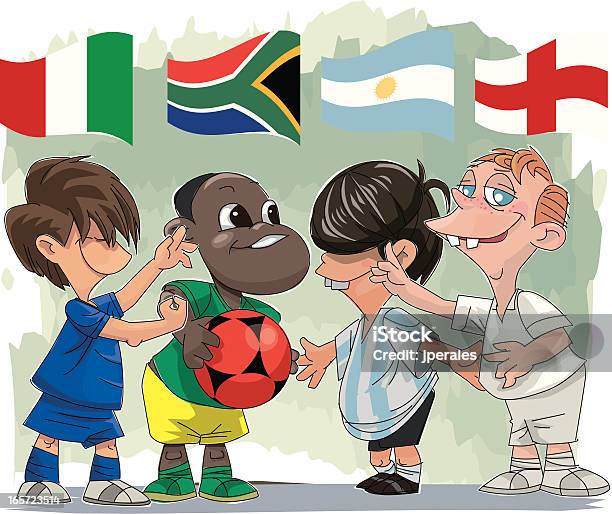 Ilustración de Copa Del Mundo De Los Ventiladores y más Vectores Libres de Derechos de Argentina - Argentina, Italia, República de Sudáfrica