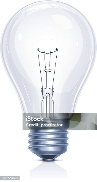 Light Bulb Stock Illustration - Download Image Now - Clip Art, Cut Out, Electricity