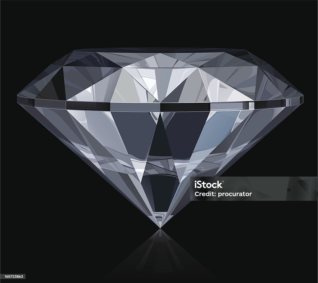 Diamond - Lizenzfrei Diamant Vektorgrafik
