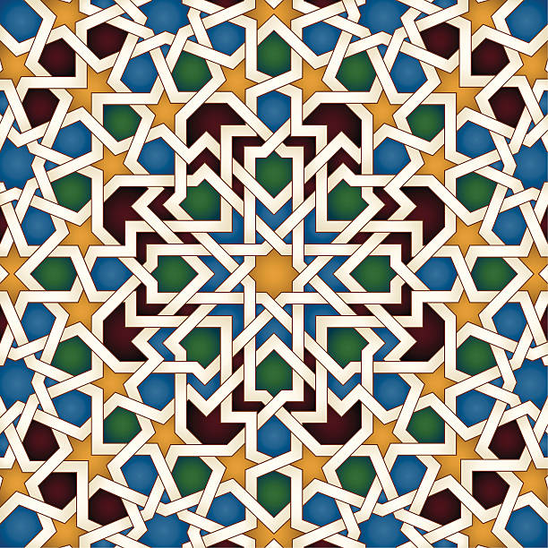 islamic pattern vector art illustration