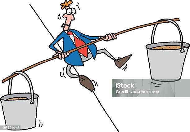 Balance Stock Illustration - Download Image Now - Abstract, Balance, Bucket