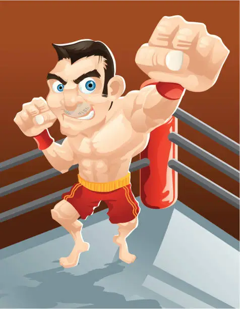 Vector illustration of Boxer