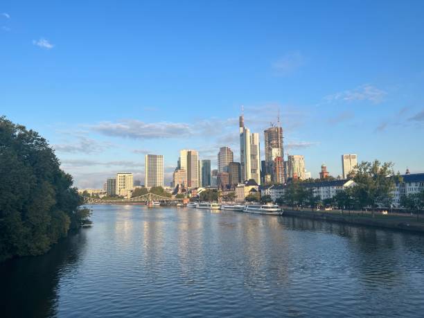 istock Riverfront and skyline of Frankfurt 1657243122