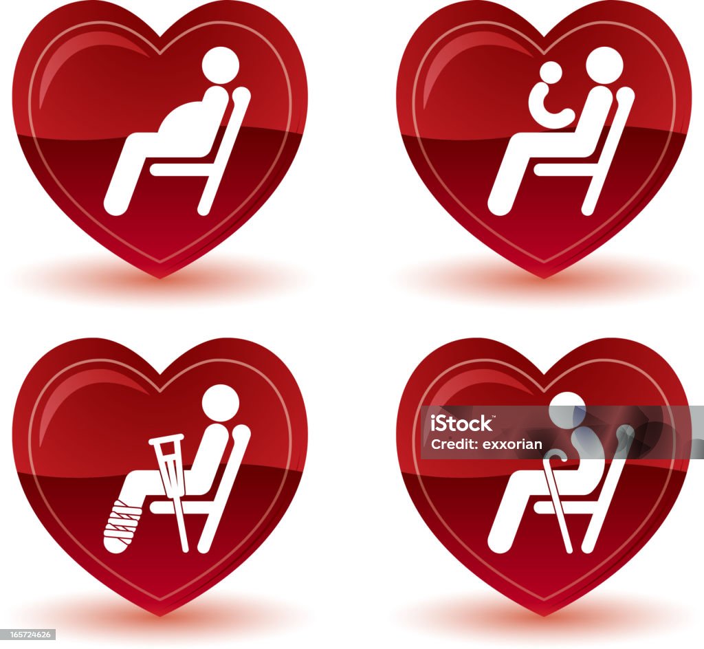 Courtesy Seating Sign Courtesy Seat Sign Stock Illustration - Download Image Now ...