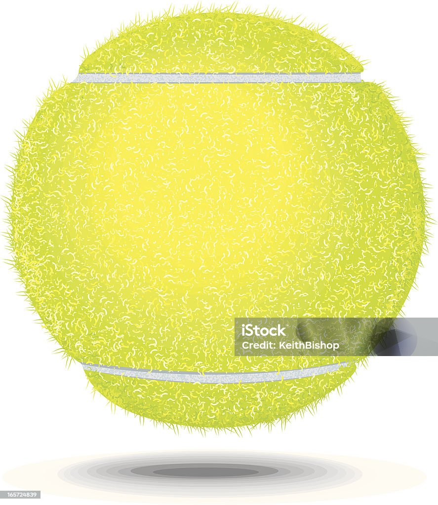 Tennis Ball Floating Tight illustration of a floating tennis ball. Check out my "Tennis Sport Vector" light box for more. Illustration stock vector
