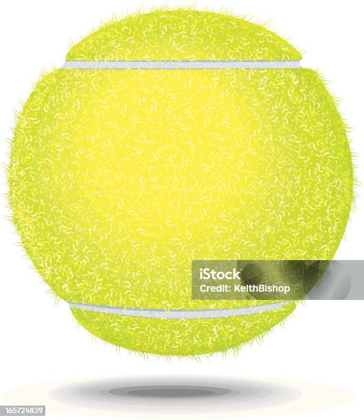 Tennis Ball Floating Stock Illustration - Download Image Now - Illustration, Recreational Pursuit, Sport