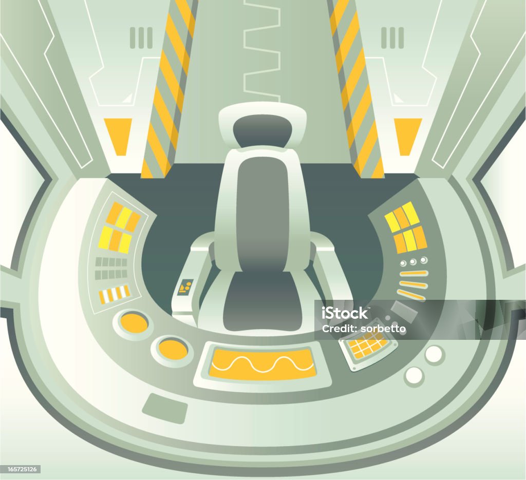 Sala de Control - arte vectorial de Control de Misión libre de derechos