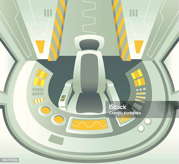 Salle De Contrôle Vecteurs libres de droits et plus d'images vectorielles de Chaise - Chaise, Salle de contrôle des missions spatiales, Vaisseau spatial - Véhicule spatial