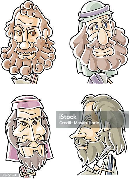 The Twelve Apostles Of Jesus Peter Andrew James John Stock Illustration - Download Image Now