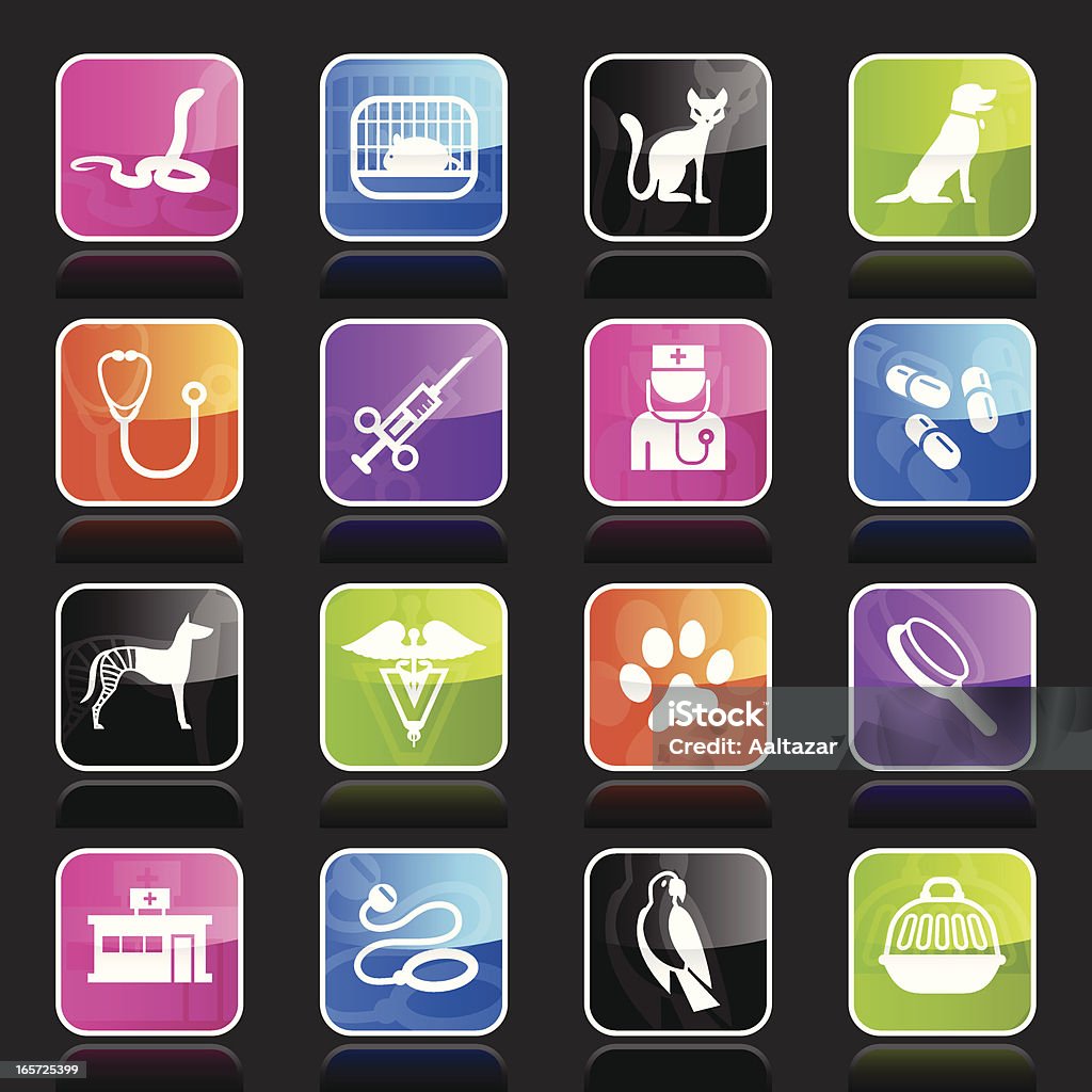 Ubergloss Icons-Veterinärmedizin - Lizenzfrei Bandage Vektorgrafik