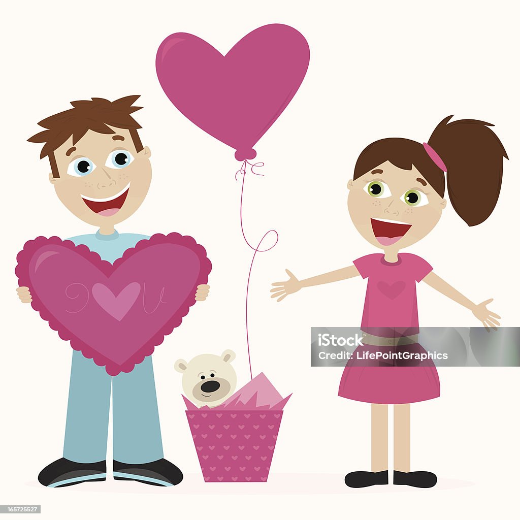 Cadeaux pour la Saint-Valentin - clipart vectoriel de Amour libre de droits