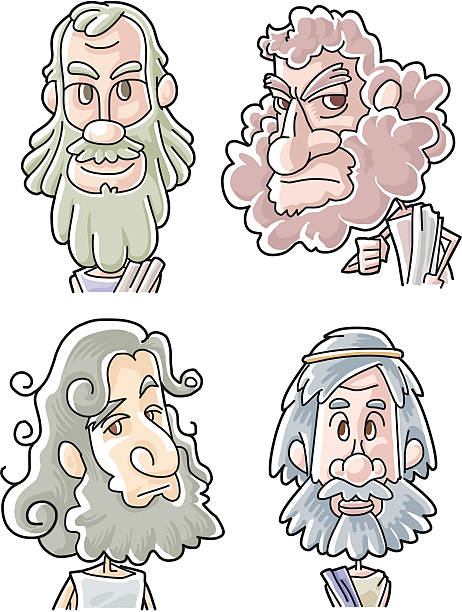 ilustrações, clipart, desenhos animados e ícones de os doze apóstolos de jesus-bartholomew, simon, littlejames, thaddeus - simon lake