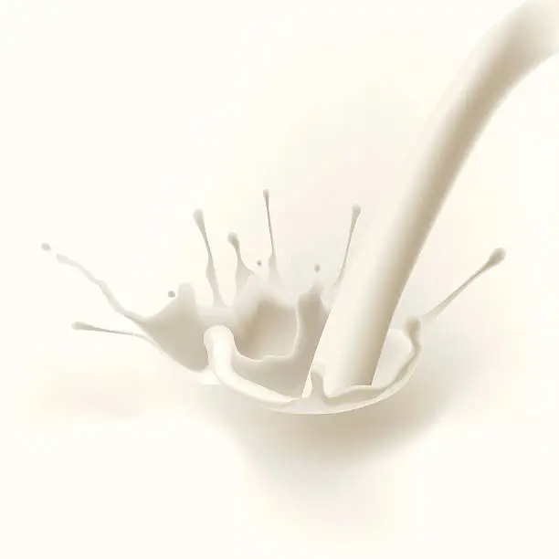 Vector illustration of Milk Splash