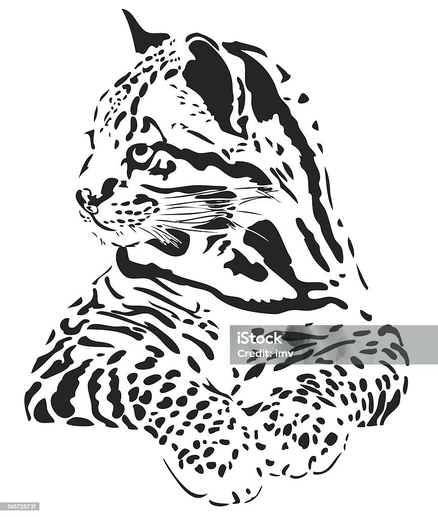 Illustration de l'ocelot - clipart vectoriel de Ocelot libre de droits