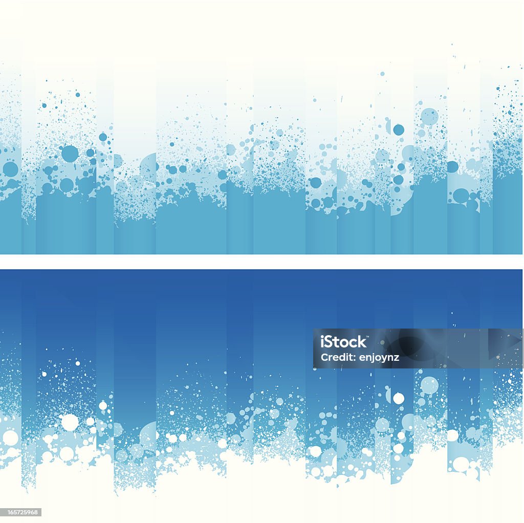 Erfrischende blue splash Hintergründe - Lizenzfrei Wasser Vektorgrafik