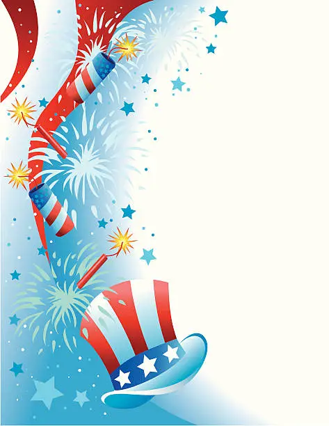 Vector illustration of Fourth of July Celebration