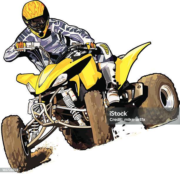 Yellowquadirt - 4輪バイクのベクターアート素材や画像を多数ご用意 - 4輪バイク, オフロード車, イラストレーション