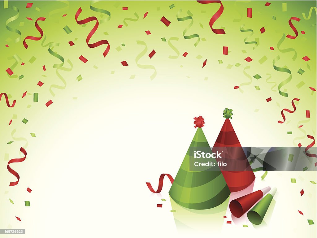 Christmas Party Christmas party background with copy space. Streamer stock vector