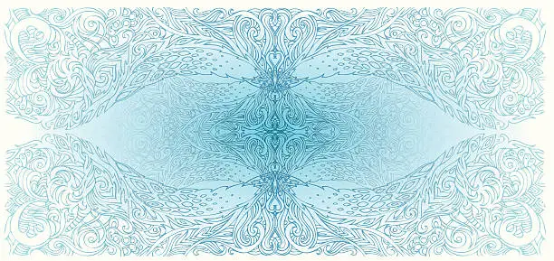 Vector illustration of waves of tranquility