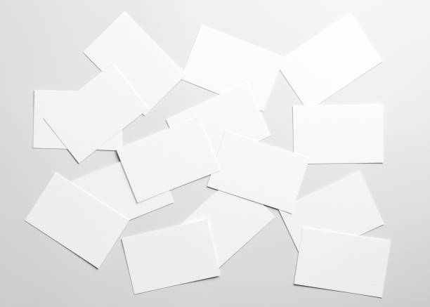 Blank business card templates with clipping path