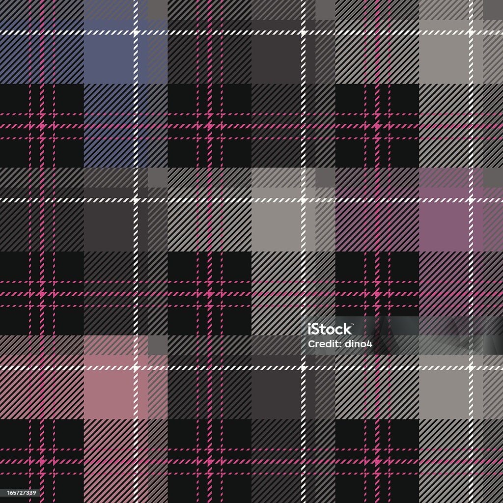 Dziewczyna Plaid (bez szwu - Grafika wektorowa royalty-free (Bez ludzi)