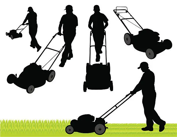 Vector illustration of Lawn Care Service