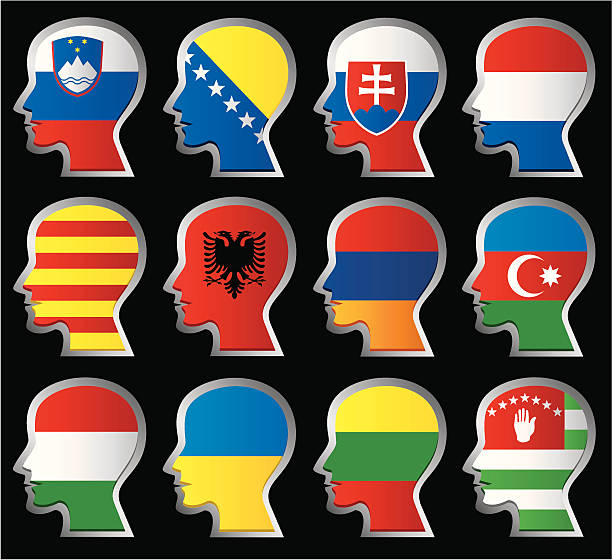 ilustraciones, imágenes clip art, dibujos animados e iconos de stock de bandera de nacionalidad - abkhazian flag