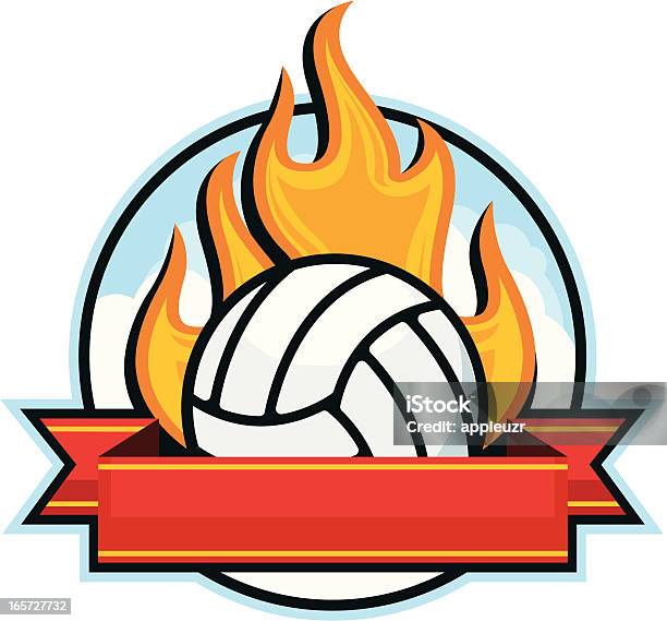 Ilustración de Banner De Voleibol y más Vectores Libres de Derechos de Cartel - Cartel, Deporte, Deporte de equipo