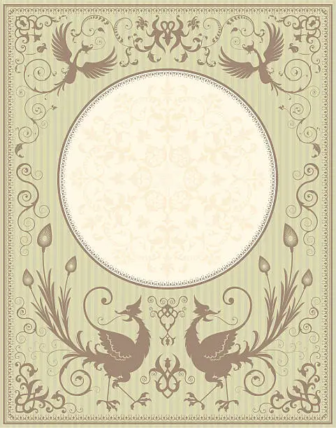 Vector illustration of Ornate frame