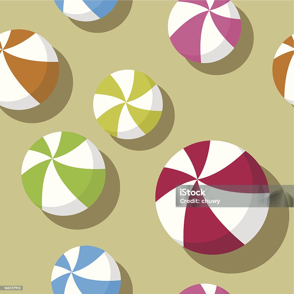 Пляжный мяч рисунком - Векторна�я графика Пляжный мяч роялти-фри