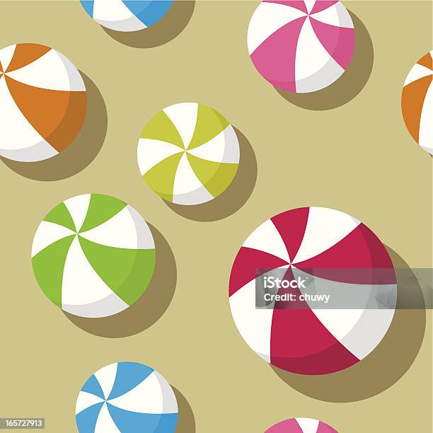 Пляжный Мяч Рисунком — стоковая векторная графика и другие изображения на тему Пляжный мяч - Пляжный мяч, Векторная графика, Узор