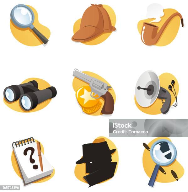 探偵アイコンセットを拡大グラス双眼鏡ゴンモレーダー Notepad メモ - 探偵のベクターアート素材や画像を多数ご用意 - 探偵, シャーロック・ホームズ, 帽子