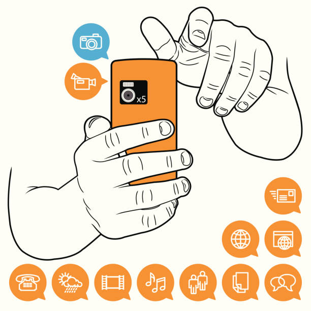 Mobile Functionality Icon 390+ Functionality Icon Illustrations, Royalty-Free Vector Graphics ...