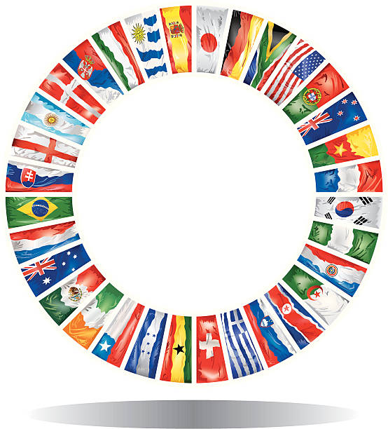 istock Circle 32 teams Soccer World Cup 2010 South Africa 165728430