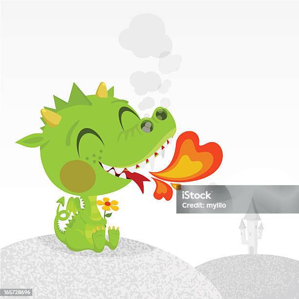 Dragon In Love Stock Illustration - Download Image Now - Dragon, Saint George - Saint, Cute