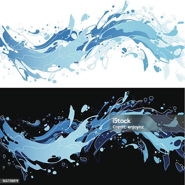 新鮮な水のスプラッシュ - 水のベクターアート素材や画像を多数ご用意 - 水, しぶき, 水の流れ