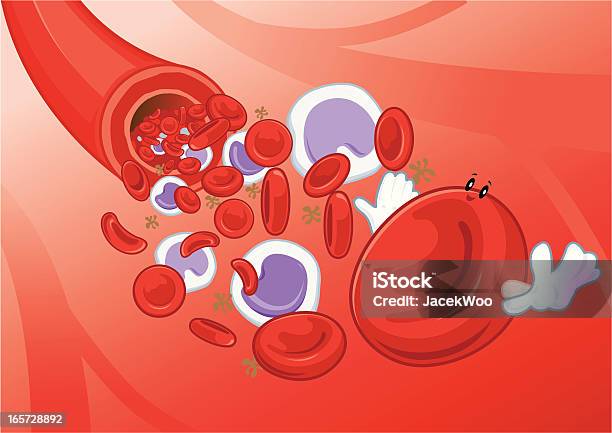 Channels Of Lives Stock Illustration - Download Image Now - Blood, Blood Cell, Blood Vessel