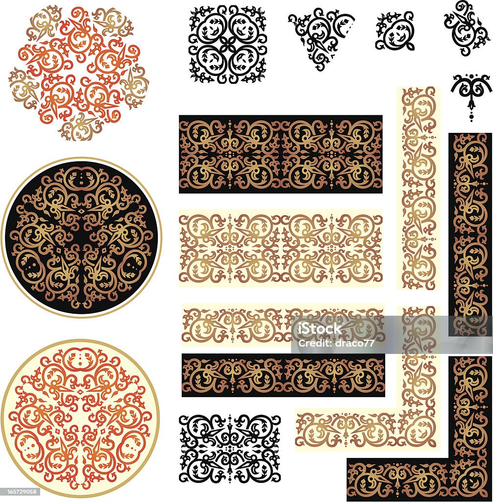 Victorian Icon Set Traditional Victorian Set Stock Illustration - Download Image Now ...