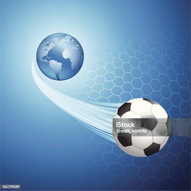 Monde Du Football Vecteurs libres de droits et plus d'images vectorielles de Football - Football, Voler, Balle ou ballon